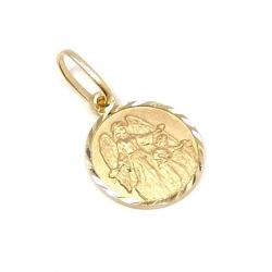 Medalha de Anjo da Guarda em ouro 18k - 2MEO0332